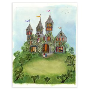 The Fairy Castle in Mixed Media by Jane Ray