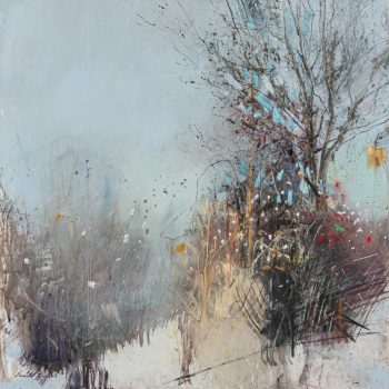 When the Winter Sun Makes the Colours Dance by Pascale Rentsch, Mixed media