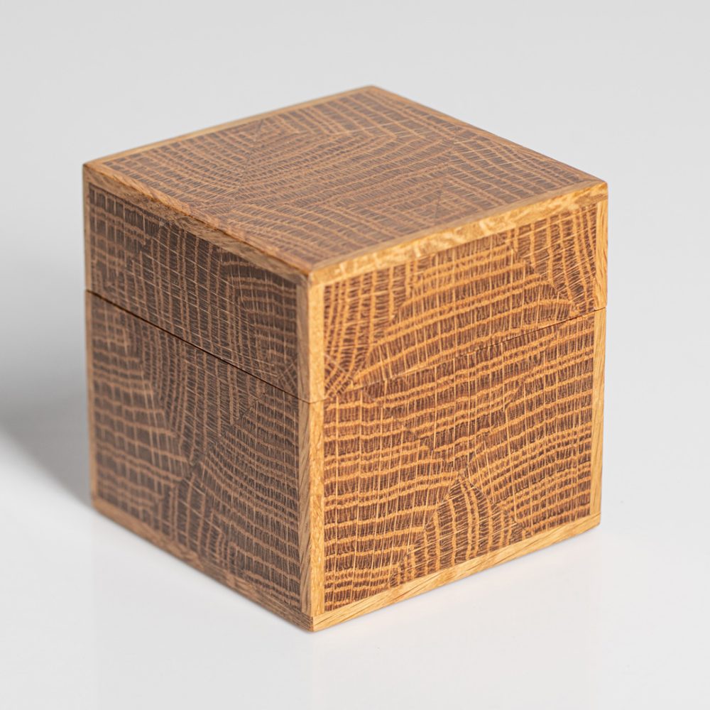 Oak Cube by Mark Barlow
