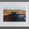 Approaching Ingleborough and the Snow by Paul Talbot-Greaves, framed