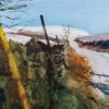 Detail of Approaching Ingleborough and the Snow by Paul Talbot-Greaves, watercolour