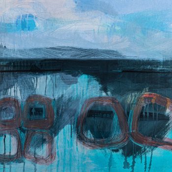 Quiet Harbour by Stef Mitchell, mixed media