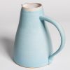 Back of Soft blue jug by Joanna Oliver