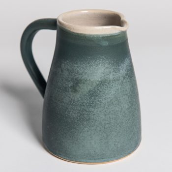 Teal stone glazed jug by Joanna Oliver