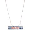 Large Rectangle Curved Bar Necklace by Emily Higham