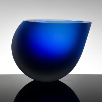 Solitude Vase in Aqua by Amanda Notrianni