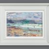 Scarborough Castle, an original oil painting by Andrew Farmer ROI, framed