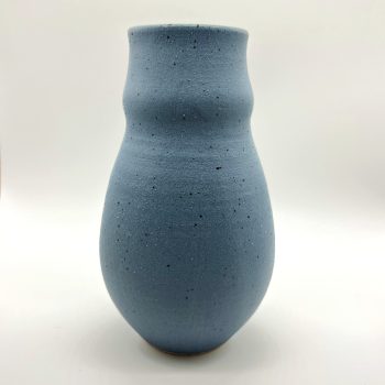 Dry Blue Vase by Illyria Pottery