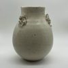 White Vase Lugs by Illyria Pottery
