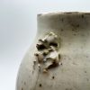 Detail of White Vase Lugs by Illyria Pottery
