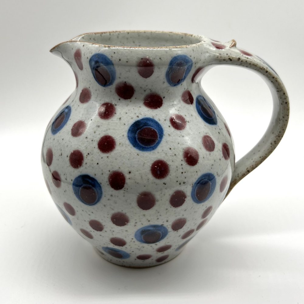 Round Bellied Jug - Red Spot by Selborne Pottery