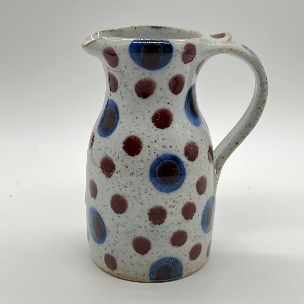 Milk Jug - Red Spot, by Selborne Pottery