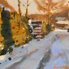 First Snow, original painting by Paul Talbot-Greaves