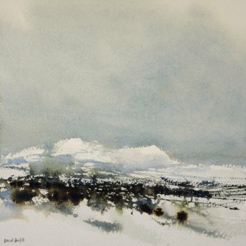 Winter Blanket, watercolour on paper by David A Parfitt RI