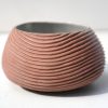 Low Vase, hand carved stoneware by Michele Bianco