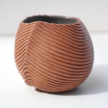 Small Vase, hand carved stoneware by Michele Bianco