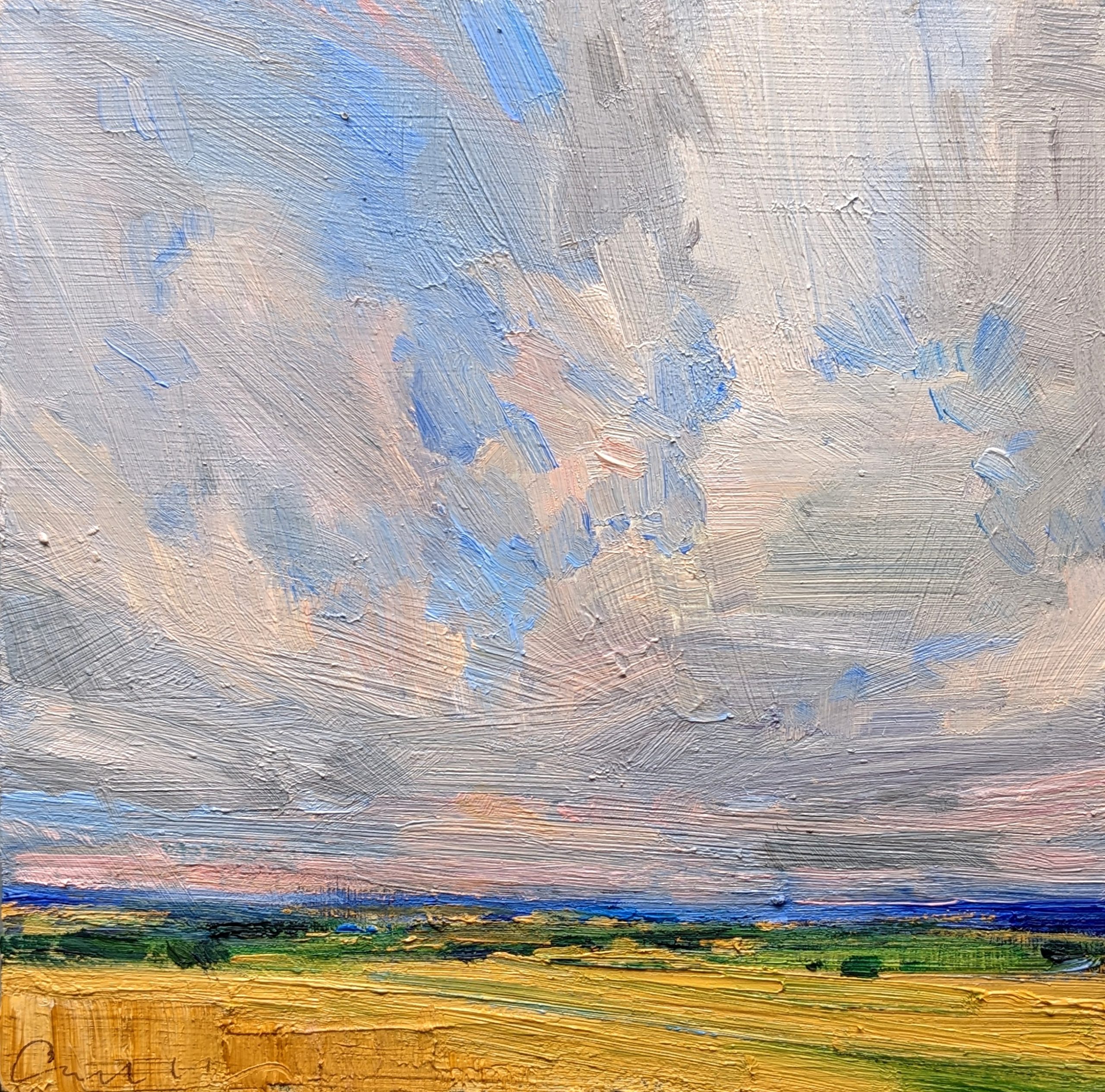 Soft Summer Sky, original painting by Emerson Mayes