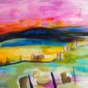 Following the Sunset, original painting by Louise Davies RE