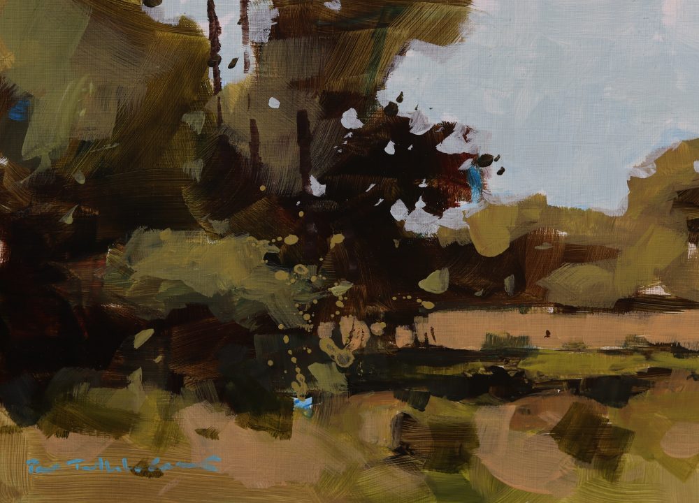 At the Clearing, original painting by Paul Talbot-Greaves RI