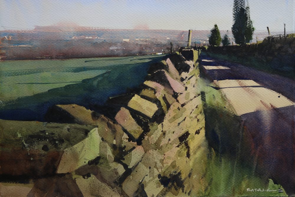 Back Home Before Sun Down, original painting by Paul Talbot-Greaves RI