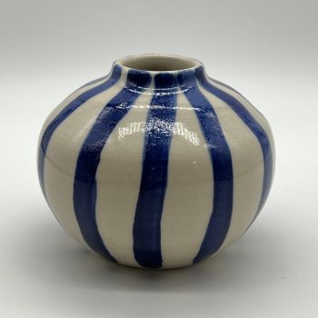 Bud Vase - Blue 2, ceramic vase by Lucy Bromilow
