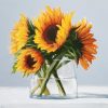 Sunflowers, original painting by Kirsty Whyatt