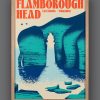 Flamborough Head, limited edition of 100 by Paul Kelly, framed