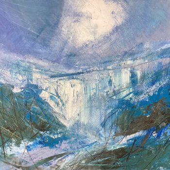 It Feels Like Summer, May at Malham Cove by Katharine Holmes, oil on canvas