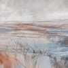Detail of Higher Ground, Bilsdale, oil, acrylic, charcoal, graphite and watercolour pencil by Janine Baldwin PS