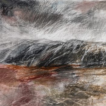 Summit, pastel, charcoal and graphite by Janine Baldwin PS