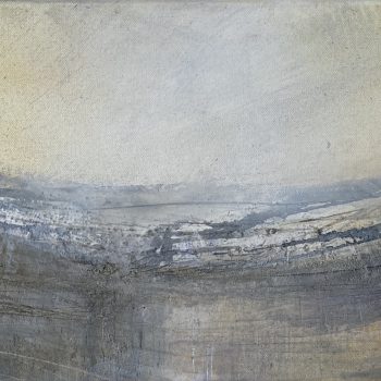 Mist and Limestone, Malham Cove, original painting by Katharine Holmes