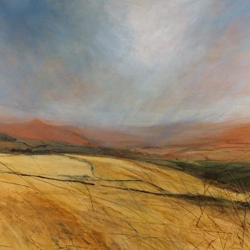 A Late Summer Evening on Boss Moor, original painting by Katharine Holmes