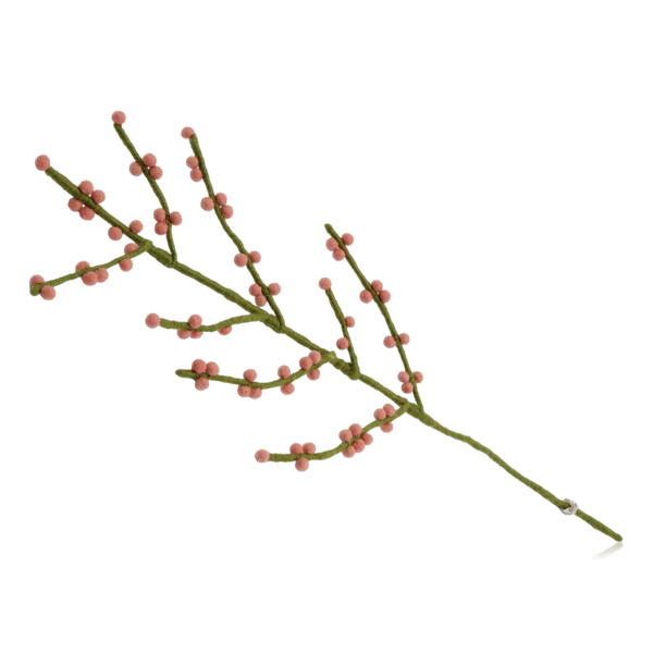 Pink Berries Branch by Gry and Sif