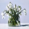 Snowdrops, original painting by Kirsty Whyatt