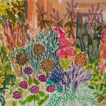 Coral Gladys Garden, original painting by Tessa Pearson