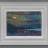 Into the Night, original painting by Andrew Farmer ROI, framed