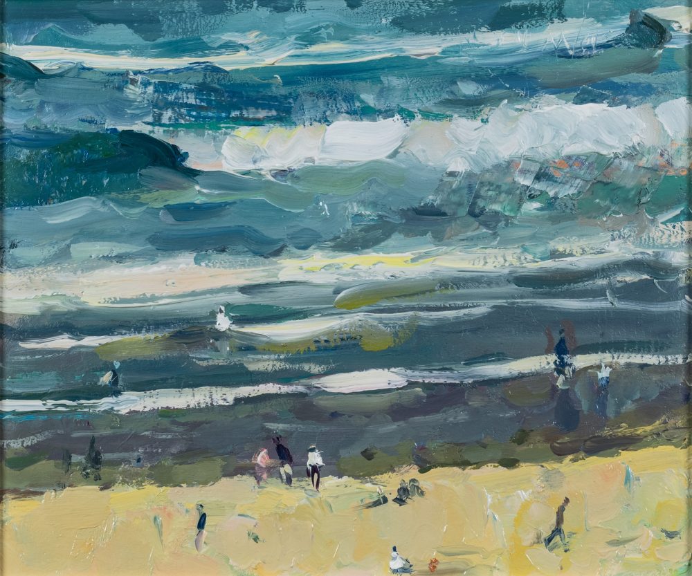 Rolling Waves, original painting by Andrew Farmer ROI