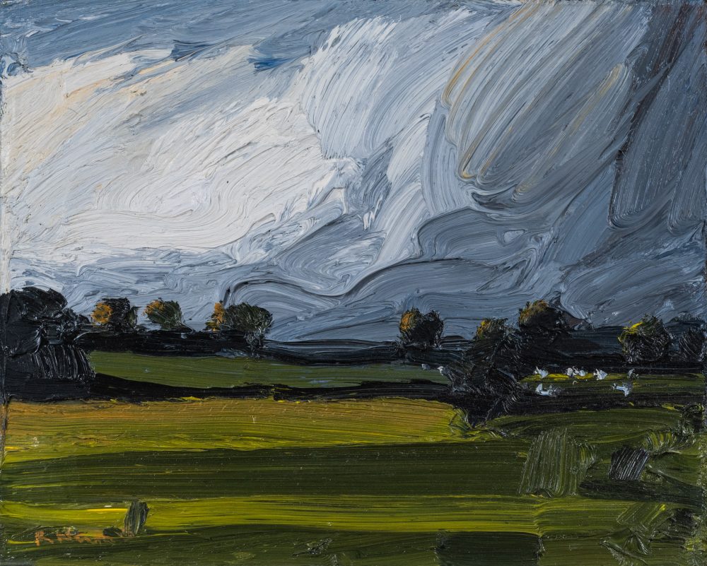 Passing Rain, original painting by Robert Newton