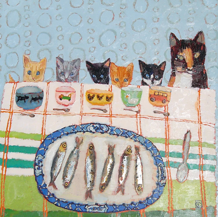 You Shall All Have Fishies, card by Vanessa Cooper