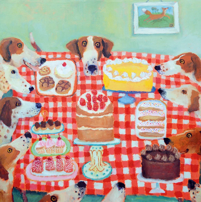 Let Them Eat Cake, card by Vanessa Cooper